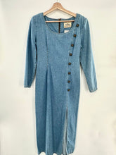 Load image into Gallery viewer, Vintage Tickets clothing denim long sleeve dress